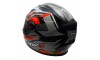 CAPACETE FW3 GTX FOX COM ÓCULOS PRETO/GRAFITE/VERMELHO Nº56/58/60